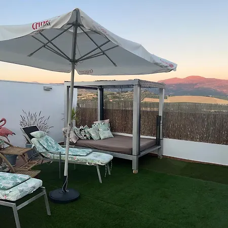 Atico Rilque, Independientes Con Jacuzzi Privado Y Terraza En * Ρόντα